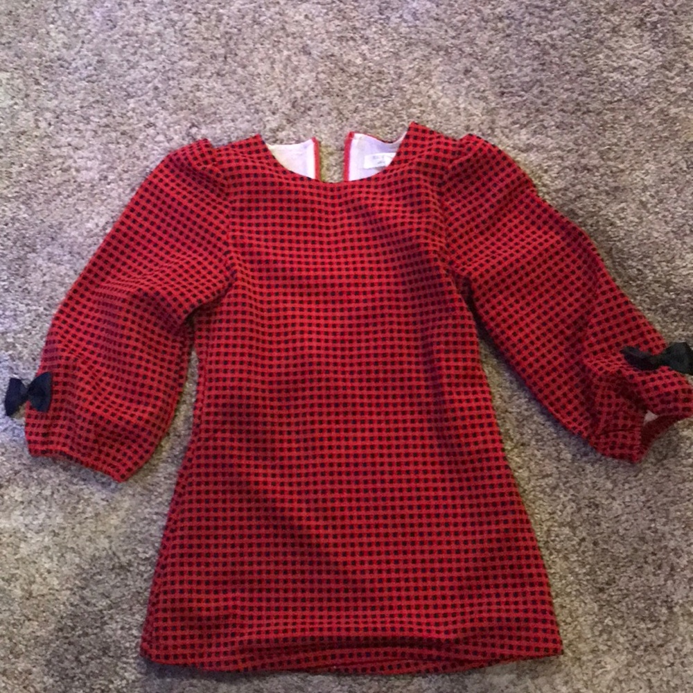 Black and red girls dress